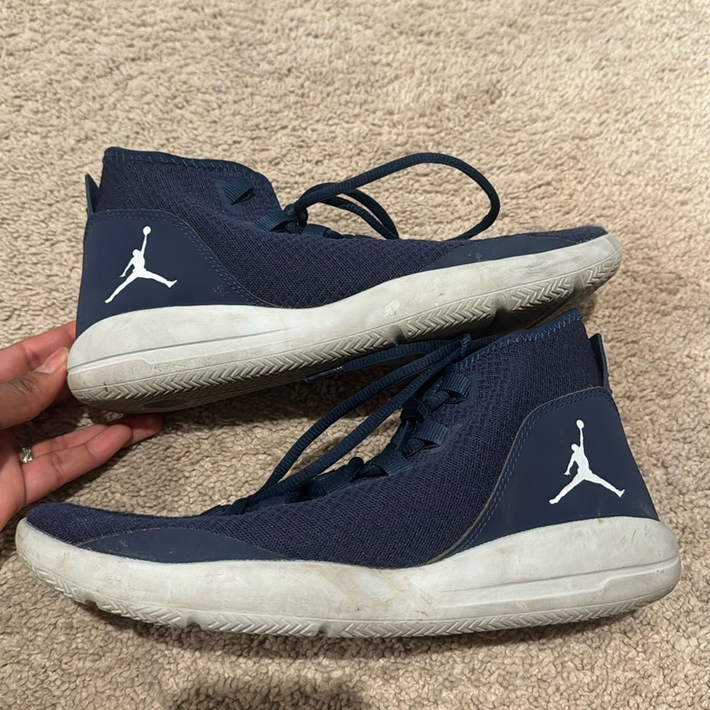 Navy blue Jordan’s